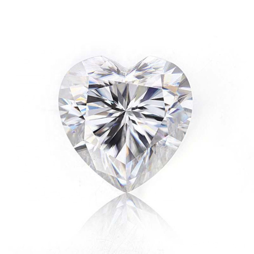 DEF EX-VG GRA 1carat loose heart moissanite diamond